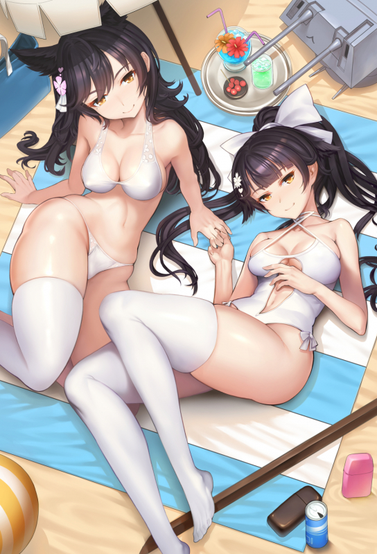 atago (azur lane)+takao (azur lane)