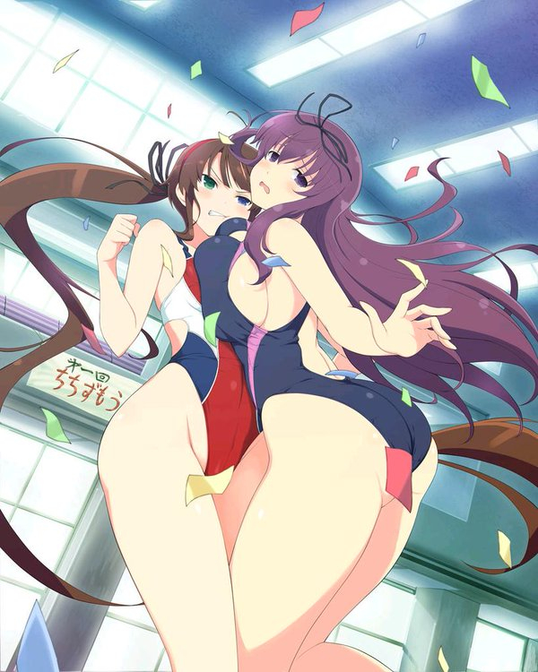 murasaki (senran kagura)+ryoubi (senran kagura)