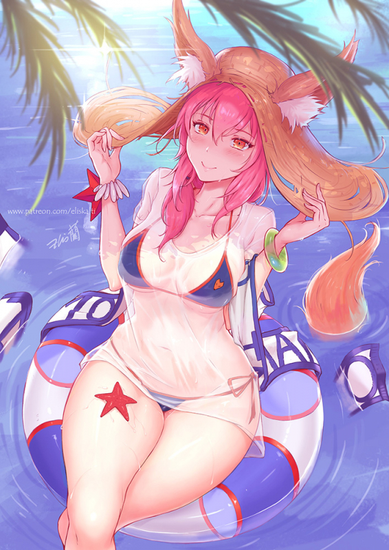 tamamo (fate) (all)+tamamo no mae (fate)+tamamo no mae (swimsuit lancer) (fate)