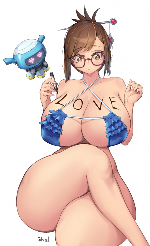 drone+mei (overwatch)+snowball (overwatch)