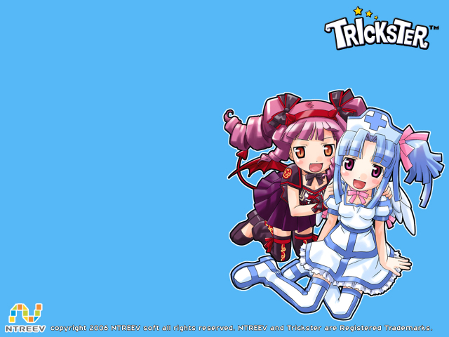 little diablo (trickster)+white angel (trickster)