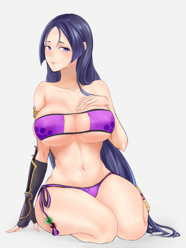 minamoto no raikou (fate grand order)+minamoto no raikou (swimsuit lancer) (fate)