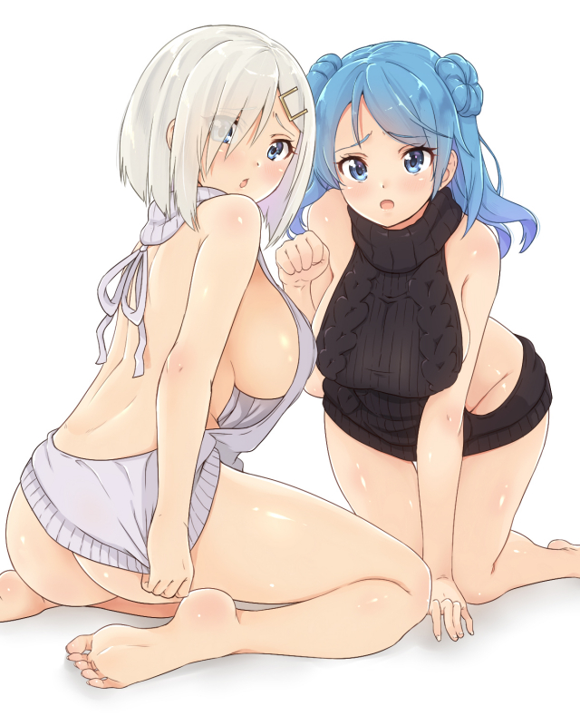 hamakaze (kantai collection)+urakaze (kantai collection)