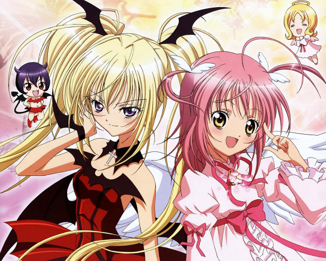 amulet angel+el (shugo chara!)+hinamori amu+hoshina utau+il (shugo chara!)+lunatic charm