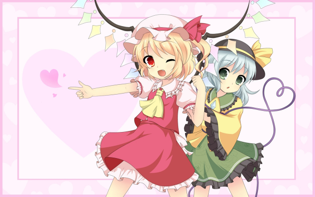 flandre scarlet+komeiji koishi