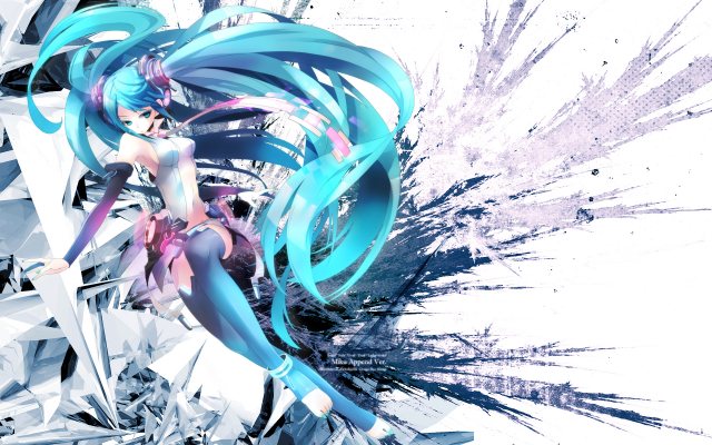 hatsune miku+hatsune miku (append)