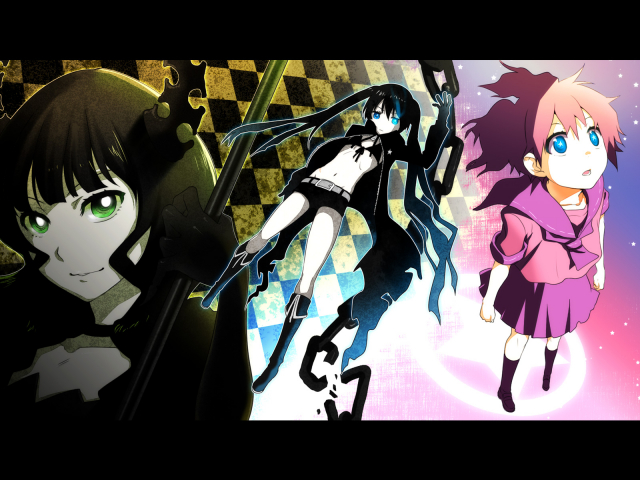 black rock shooter (character)+dead master+kuroi mato