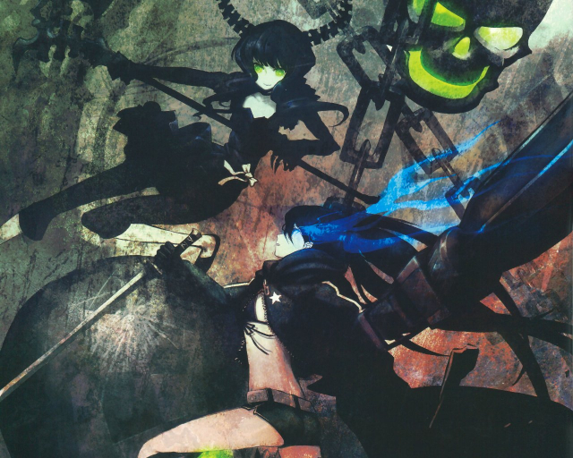 black rock shooter (character)+dead master