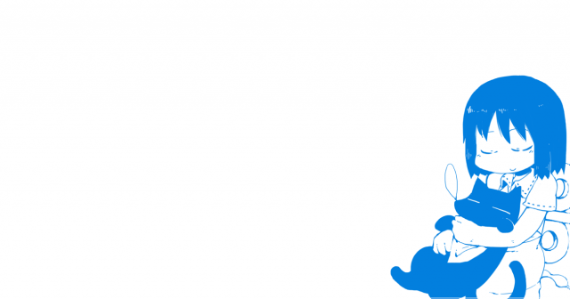 sakamoto (nichijou)+shinonome nano