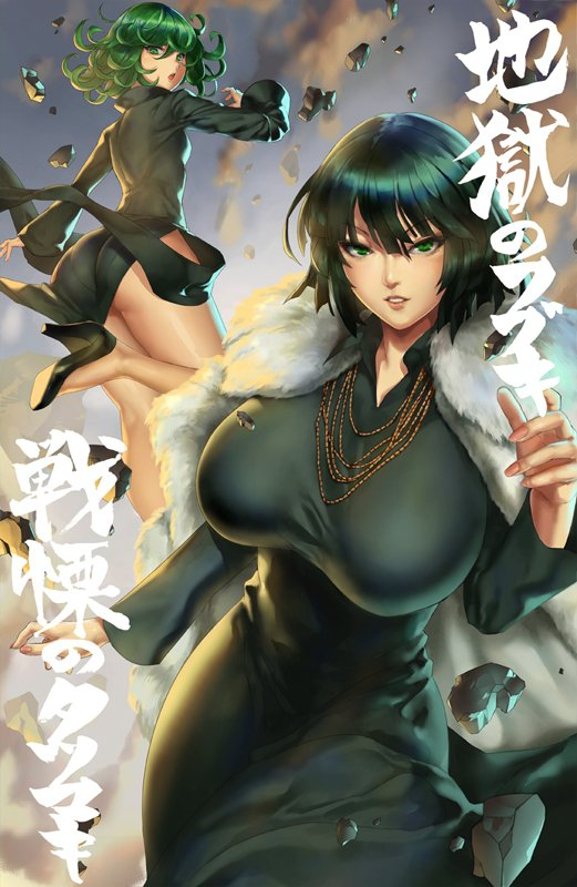 fubuki (one-punch man)+tatsumaki