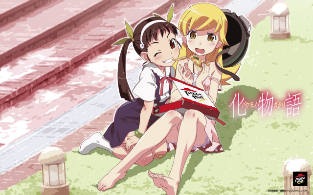 hachikuji mayoi+oshino shinobu