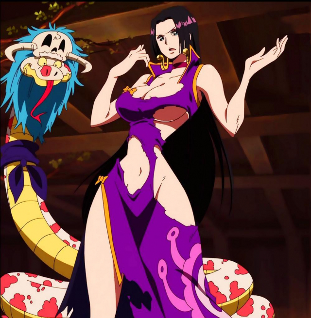 boa hancock+salome (one piece)