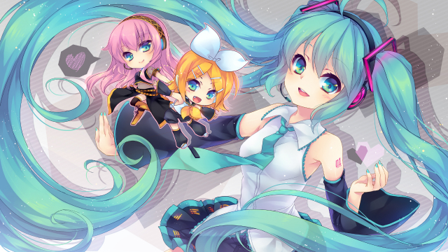 hatsune miku+kagamine rin+megurine luka