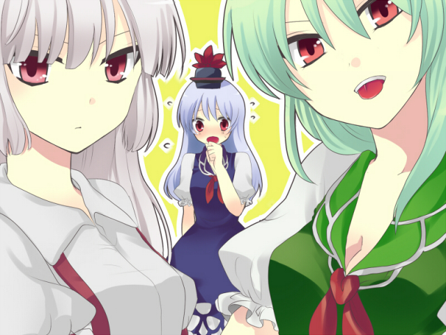 ex-keine+fujiwara no mokou+kamishirasawa keine