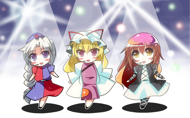 hijiri byakuren+yagokoro eirin+yakumo yukari