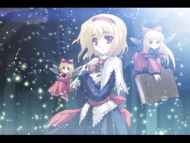 alice margatroid+hourai+hourai doll+shanghai doll