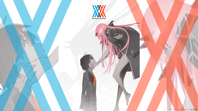 hiro (darling in the franxx)+zero two (darling in the franxx)