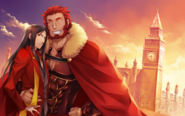 lord el-melloi ii+rider (fate zero)+waver velvet