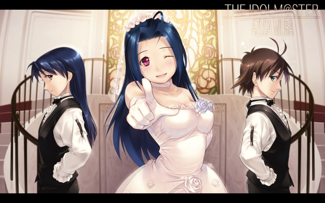 kikuchi makoto+kisaragi chihaya+miura azusa