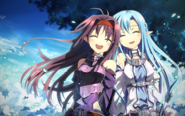 asuna (sao)+asuna (sao-alo)+yuuki (sao)