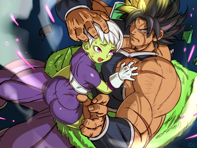 broly (dragon ball super)+chirai