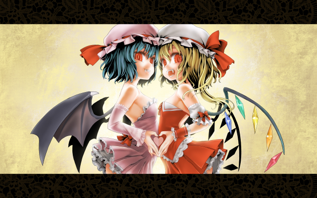 flandre scarlet+remilia scarlet