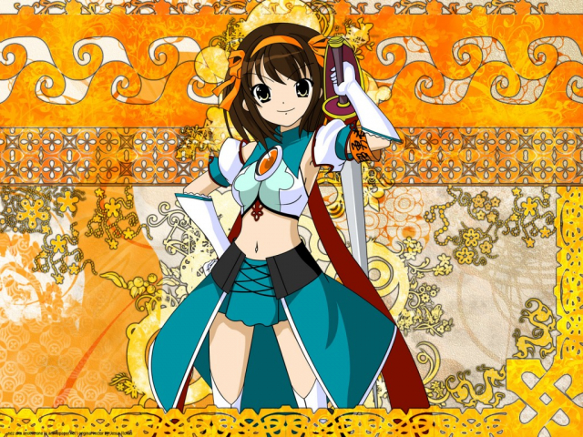 superheroine haruhi+suzumiya haruhi