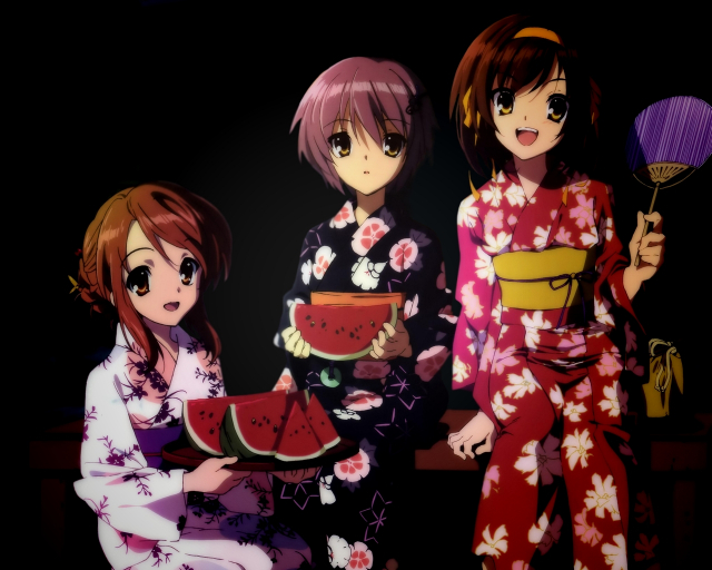 asahina mikuru+nagato yuki+suzumiya haruhi