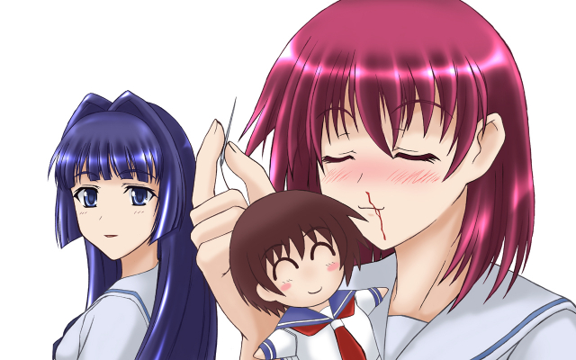 hirose sumire+miyanaga saki+miyanaga teru