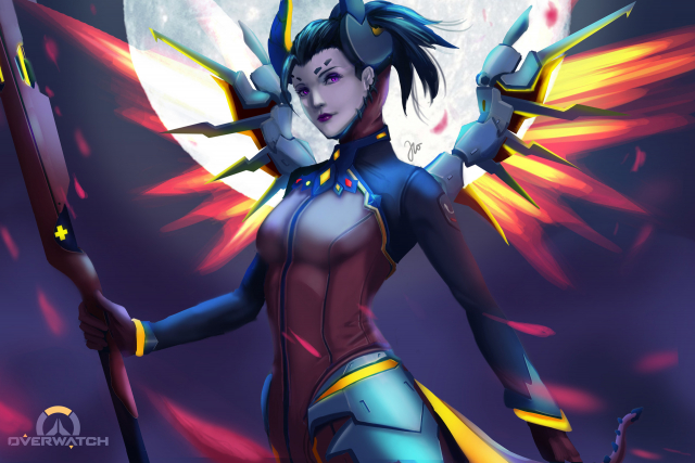 devil mercy+mercy (overwatch)