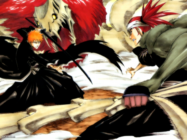 abarai renji+kurosaki ichigo