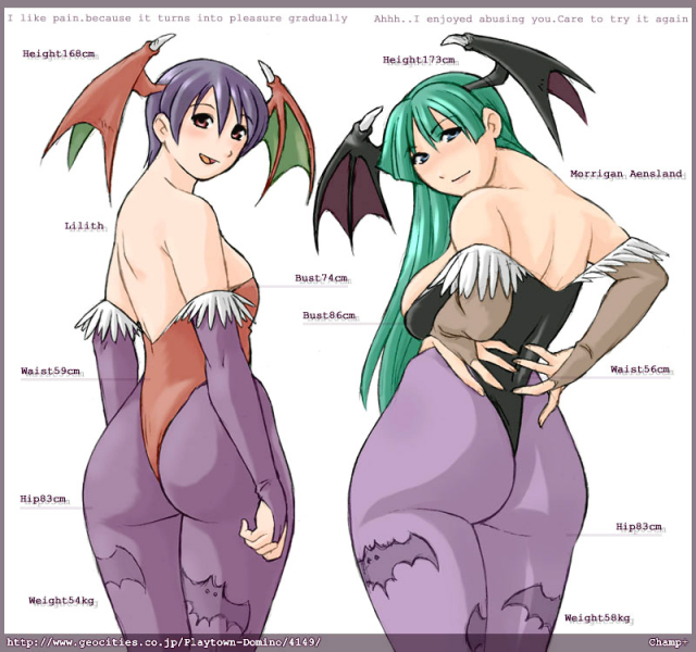 lilith aensland+morrigan aensland