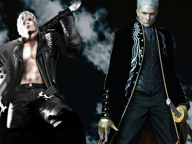 dante (devil may cry)+vergil