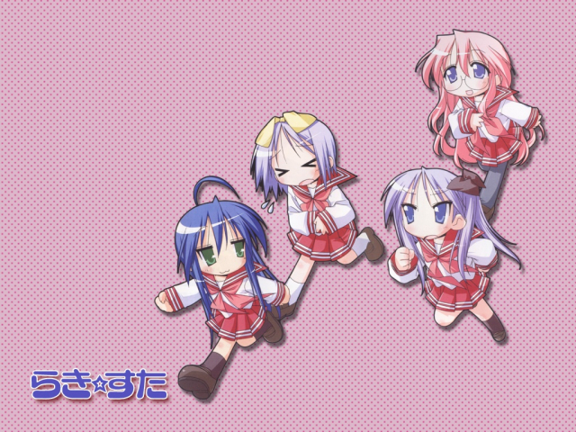 hiiragi kagami+hiiragi tsukasa+izumi konata+takara miyuki