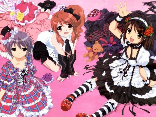 asahina mikuru+nagato yuki+suzumiya haruhi