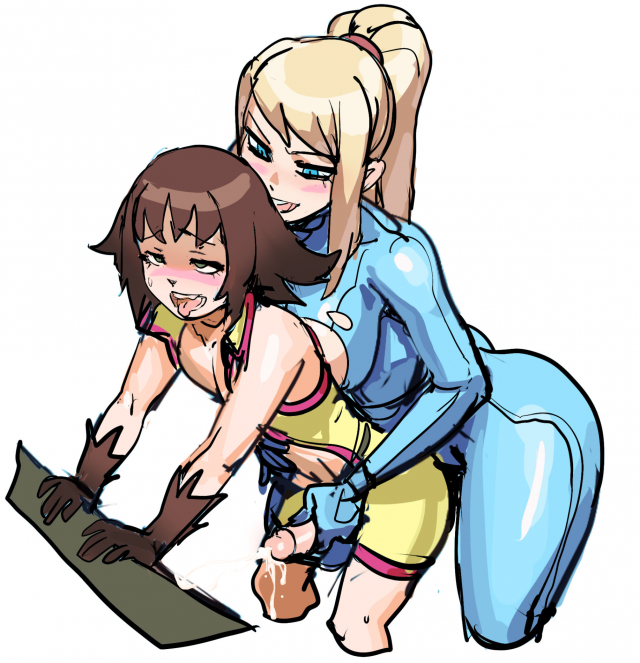 nicole (metroid)+samus aran