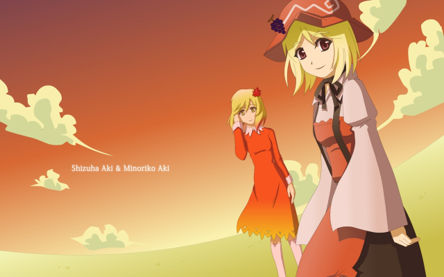 aki minoriko+aki shizuha