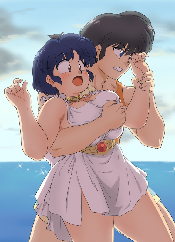 saotome ranma+tendou akane