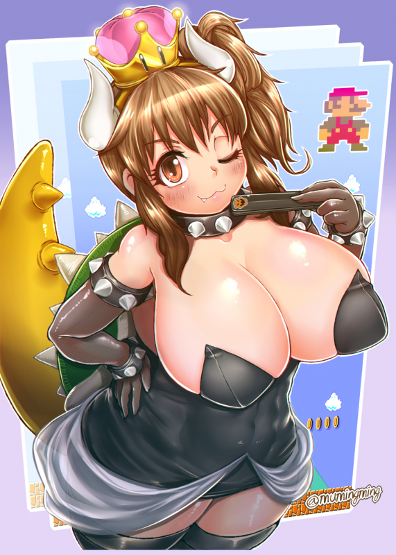 bowsette+mario+moroboshi kirari