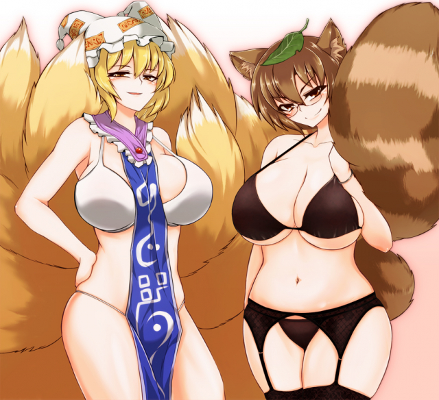 futatsuiwa mamizou+yakumo ran