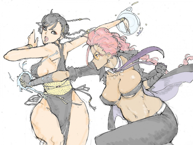 chun-li+crimson viper