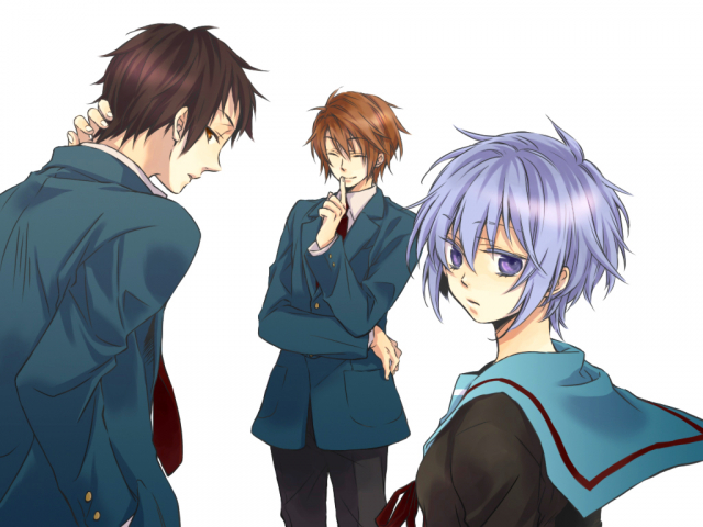 koizumi itsuki+kyon+nagato yuki