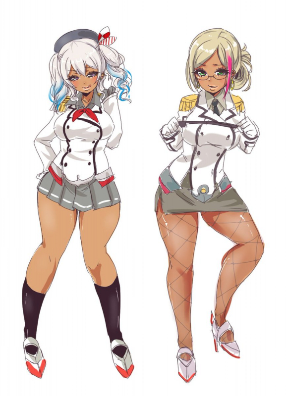 kashima (kantai collection)+katori (kantai collection)