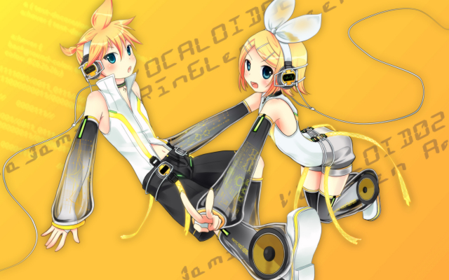 kagamine len+kagamine rin+len append