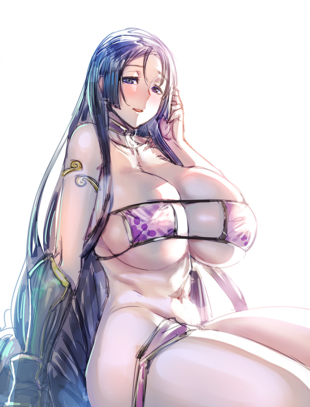 minamoto no raikou (fate grand order)+minamoto no raikou (swimsuit lancer) (fate)