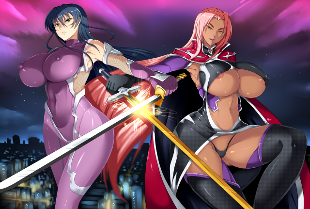 igawa asagi+ingrid (taimanin asagi)+ingrid (taimanin murasaki)