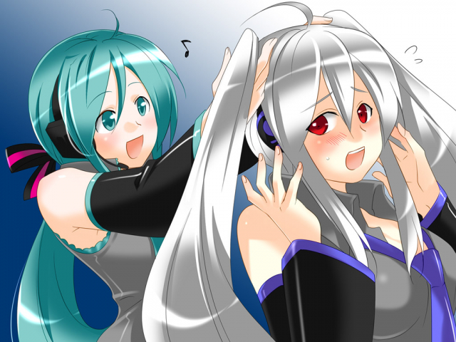 hatsune miku+yowane haku