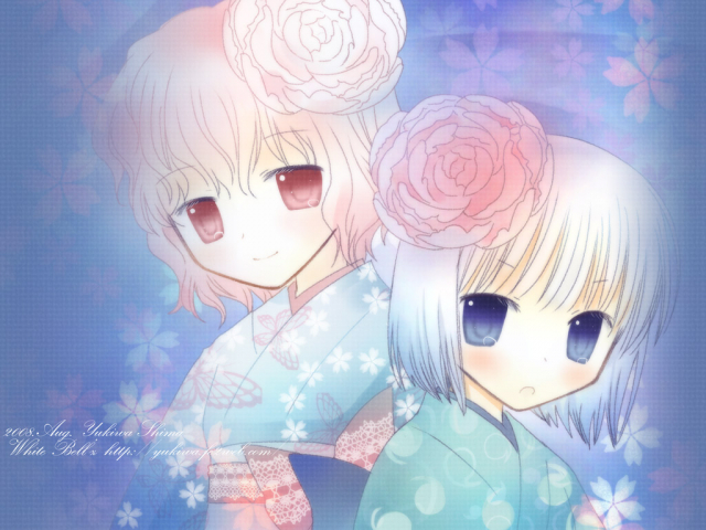 konpaku youmu+saigyouji yuyuko