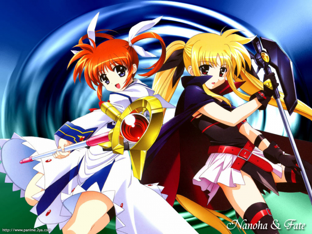 fate testarossa+raising heart+takamachi nanoha