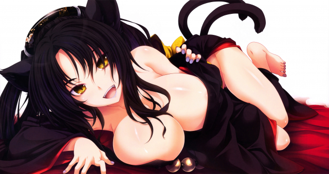kuroka+kuroka (high school dxd)